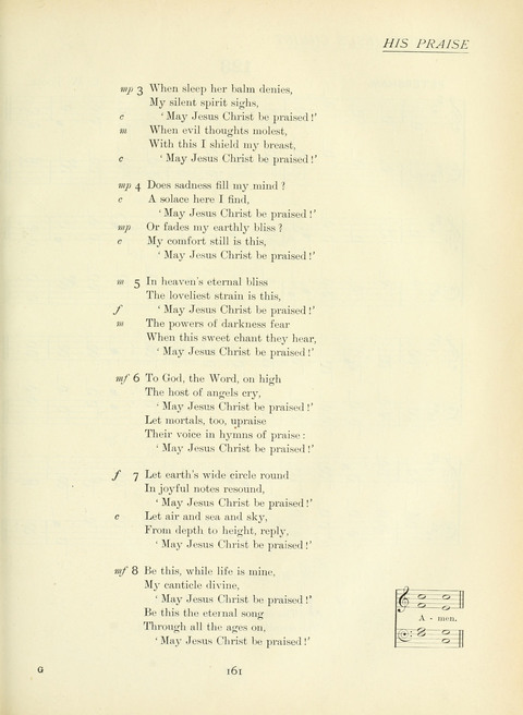 The Church Hymnary page 161