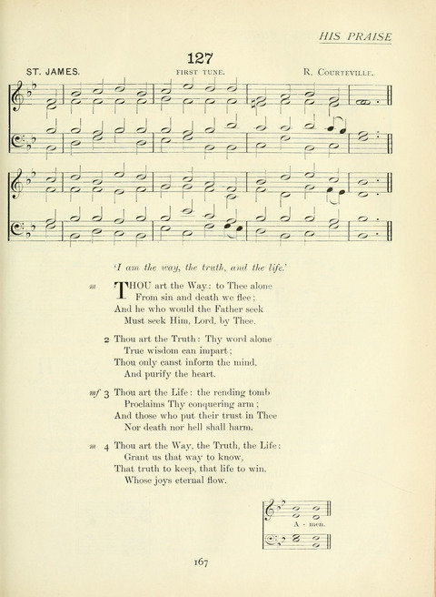 The Church Hymnary page 167