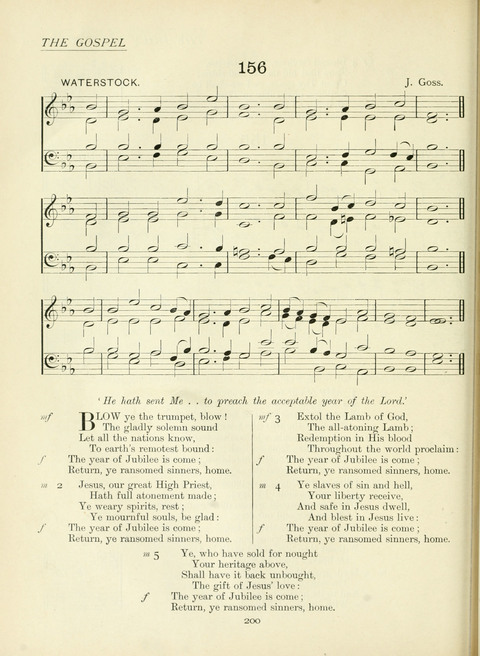 The Church Hymnary page 200