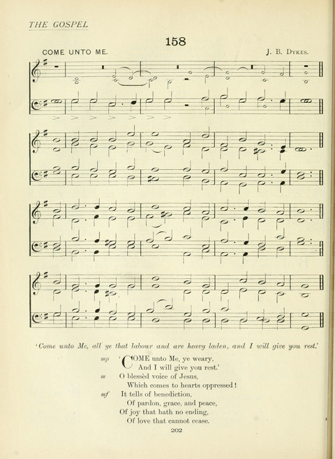 The Church Hymnary page 202