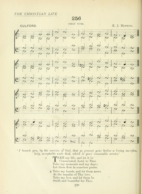 The Church Hymnary page 330