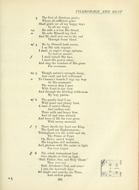 The Church Hymnary page 393