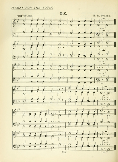 The Church Hymnary page 710