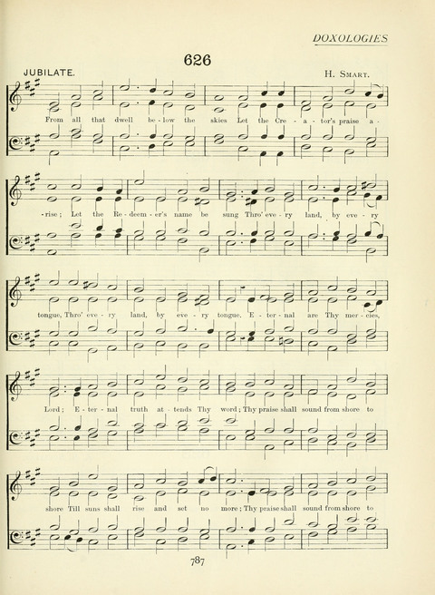 The Church Hymnary page 787