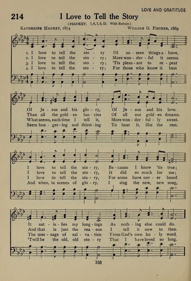 The Century Hymnal page 166