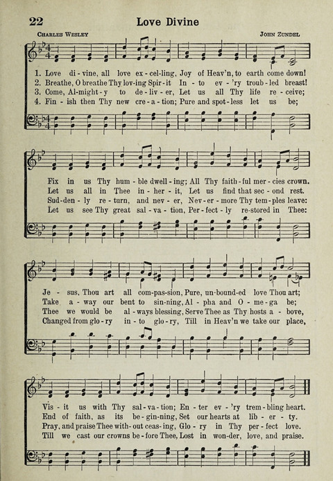 The Cokesbury Hymnal page 19