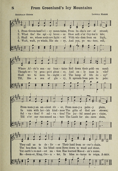 The Cokesbury Hymnal page 7