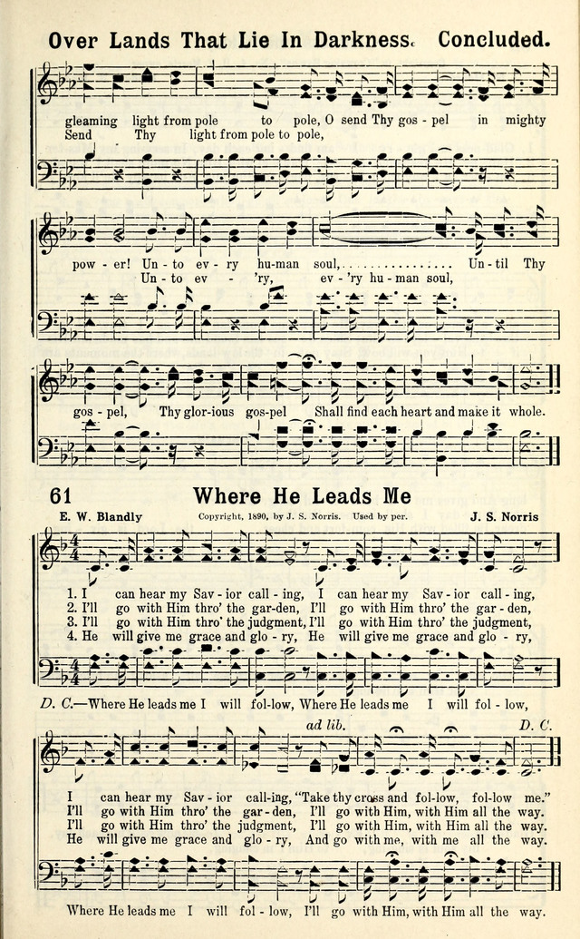 Calvary Hymns page 61