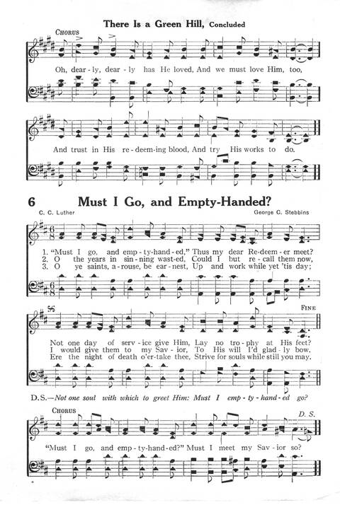 Christian Hymns: number two page 6