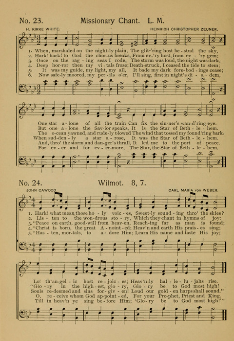 The Chapel Hymnal: hymns and songs (Fifth ed.) page 14