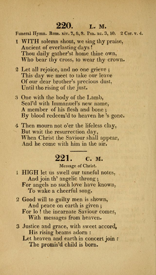 Christian Hymns: adapted to the worship of God our Saviour in public and private devotion, compiled from the most approved ancient and modern authors, for the Central Universalist Society... page 179