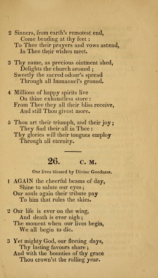 Christian Hymns: adapted to the worship of God our Saviour in public and private devotion, compiled from the most approved ancient and modern authors, for the Central Universalist Society... page 40