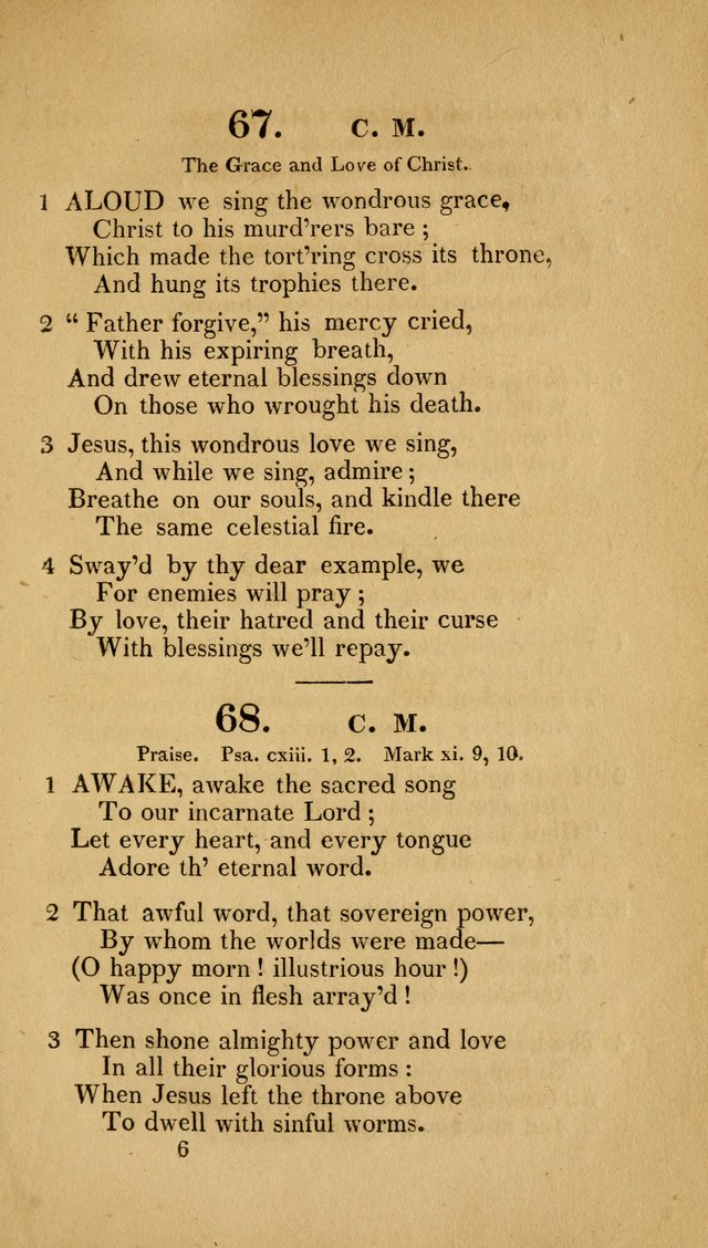 Christian Hymns: adapted to the worship of God our Saviour in public and private devotion, compiled from the most approved ancient and modern authors, for the Central Universalist Society... page 70