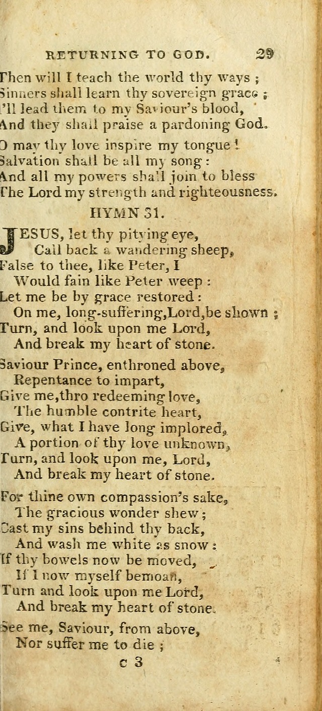 The Christian Hymn-Book (Corr. and Enl., 3rd. ed.) page 31