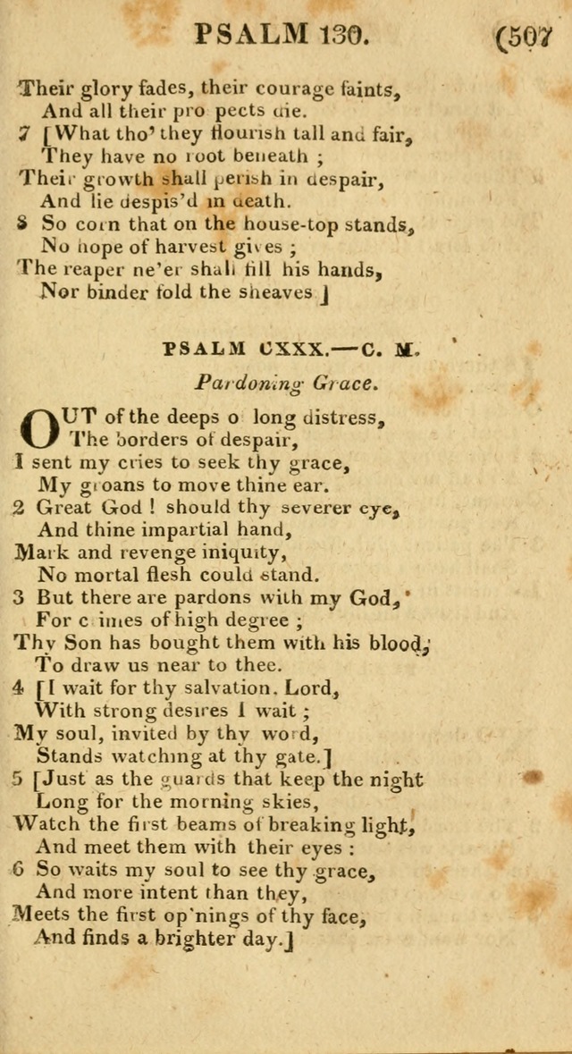 Church Hymn Book: consisting of newly composed hymns with the addition of hymns and psalms, from other authors, carefully adapted for the use of public worship, and many other occasions (1st ed.) page 526