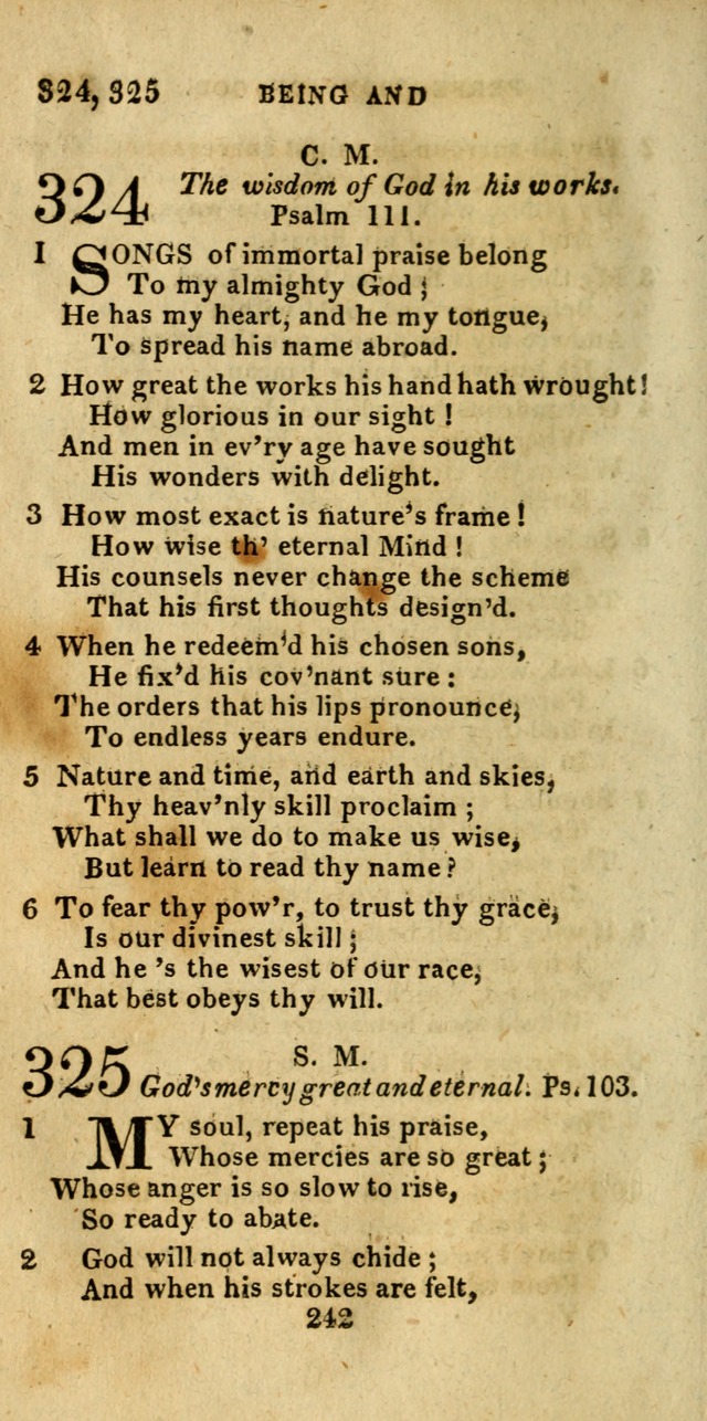 Church Hymn Book; consisting of hymns and psalms, original and selected. adapted to public worship and many other occasions. 2nd ed. page 240