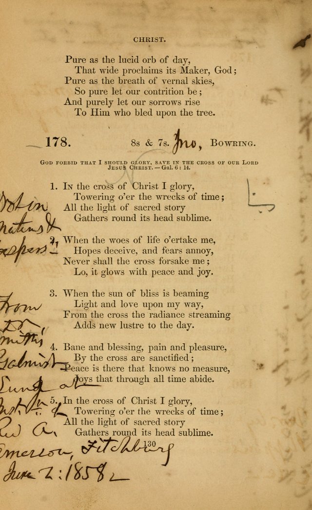 The Congregational Hymn Book: for the service of the sanctuary page 188