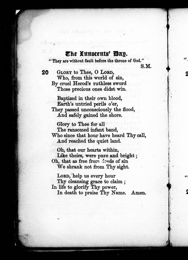 A Church Hymn Book: for the use of congregations of the United Church of England and Ireland page 21