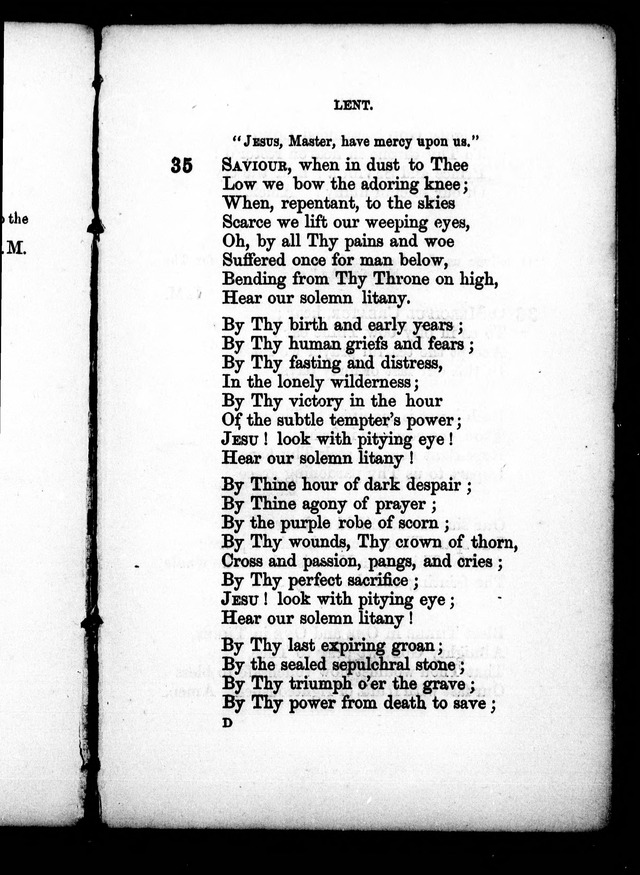 A Church Hymn Book: for the use of congregations of the United Church of England and Ireland page 36