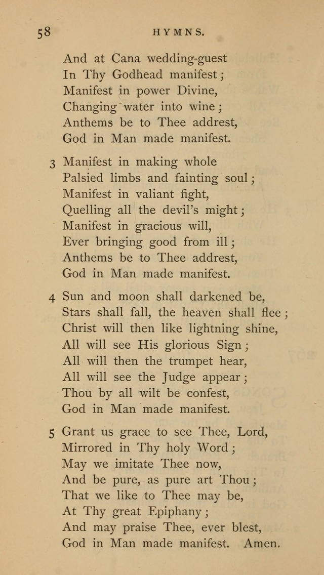 A Church hymnal: compiled from "Additional hymns," "Hymns ancient and modern," and "Hymns for church and home," as authorized by the House of Bishops page 65