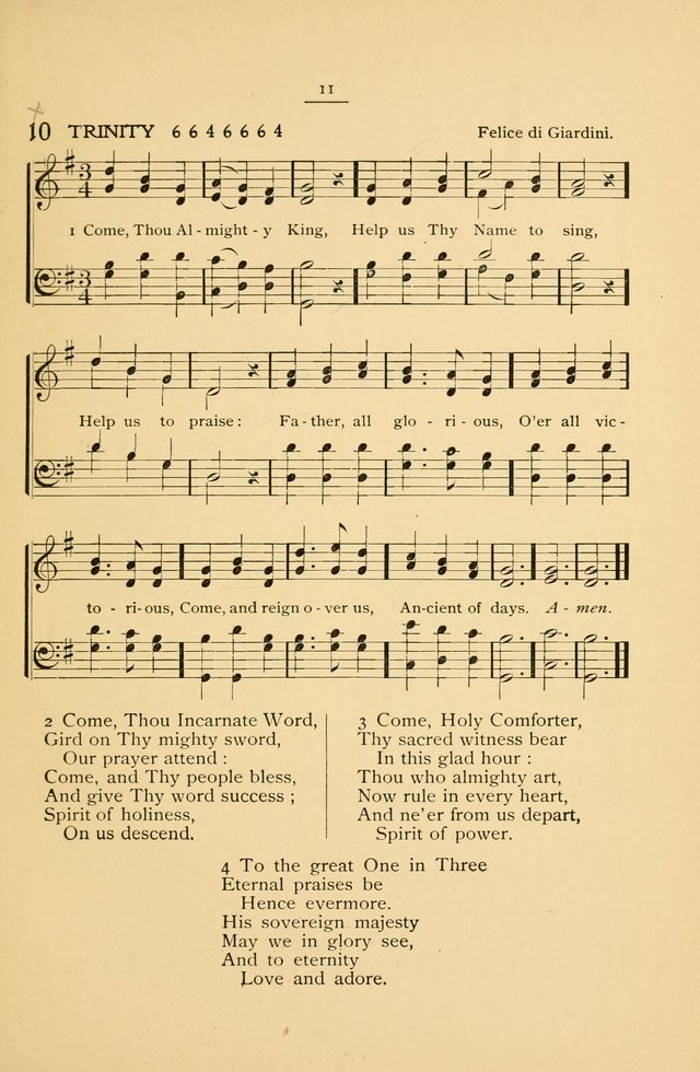 The Convention Hymnal: a compilation of familiar hymns for use at meetings where the larger collections are not available page 11