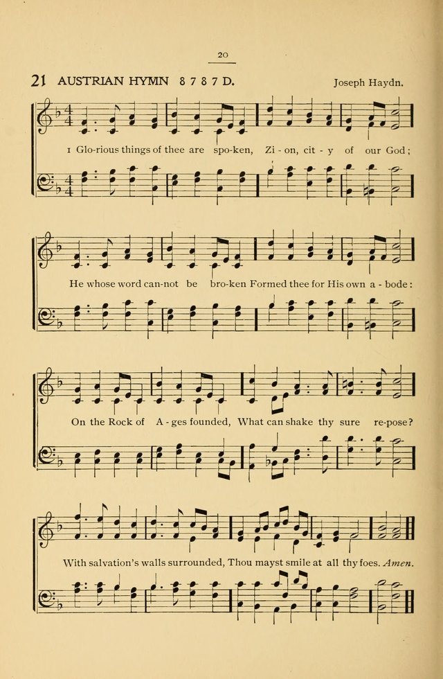The Convention Hymnal: a compilation of familiar hymns for use at meetings where the larger collections are not available page 20