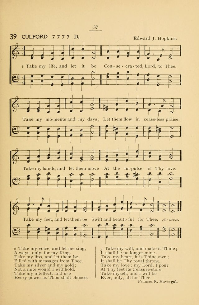 The Convention Hymnal: a compilation of familiar hymns for use at meetings where the larger collections are not available page 37