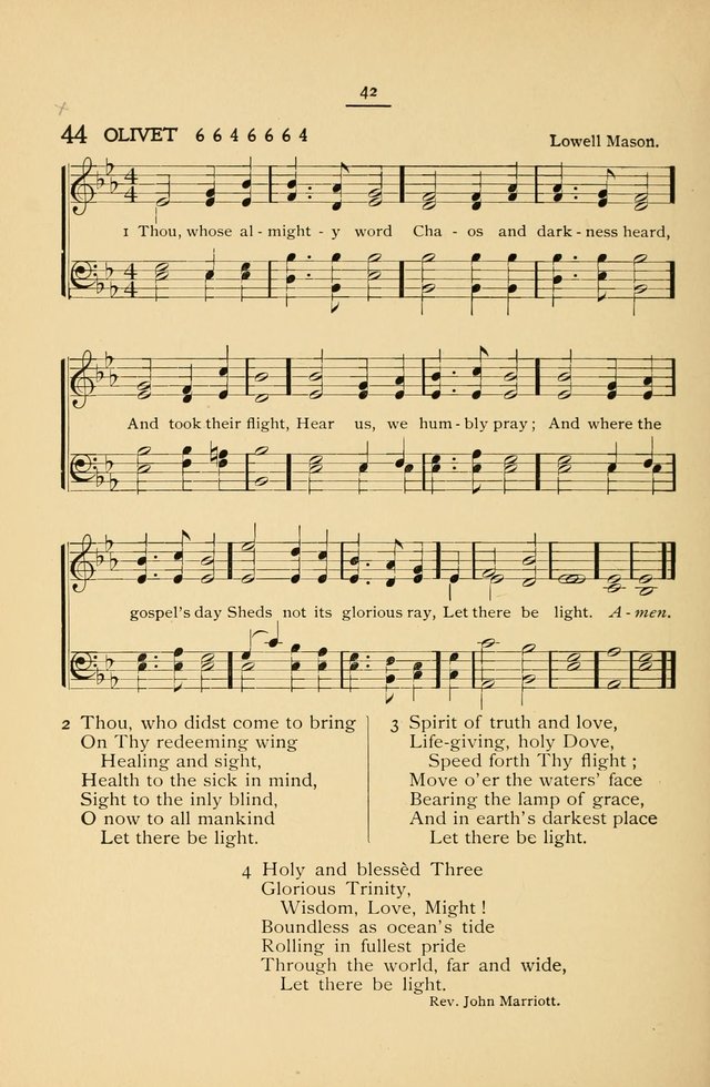The Convention Hymnal: a compilation of familiar hymns for use at meetings where the larger collections are not available page 42