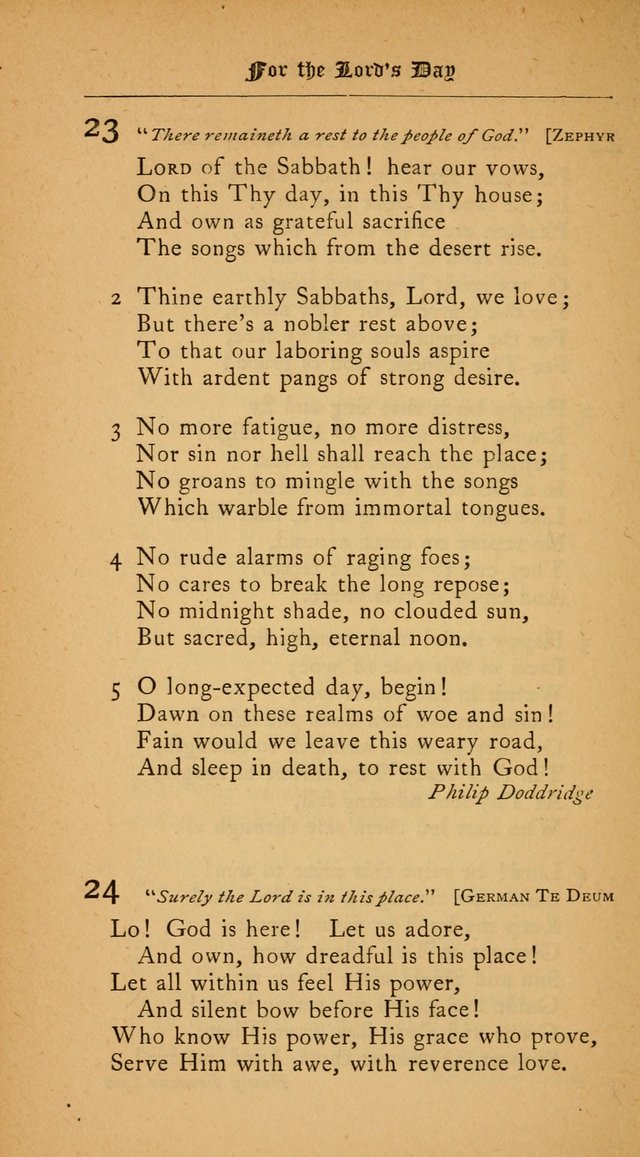 The College Hymnal: for divine service at Yale College in the Battell Chapel page 16