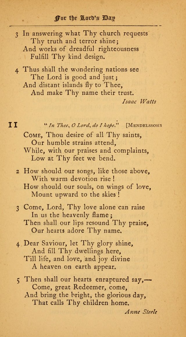 The College Hymnal: for divine service at Yale College in the Battell Chapel page 7