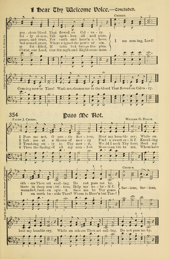 Church Hymns and Gospel Songs: for use in church services, prayer meetings, and other religious services page 189