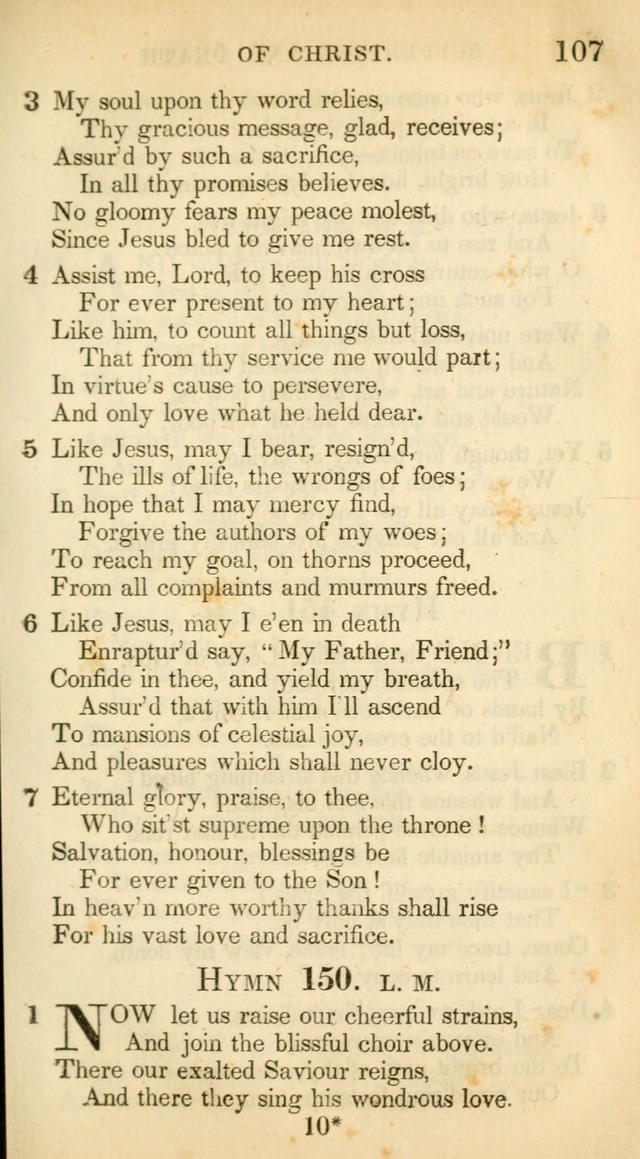 A Collection of Hymns and a Liturgy: for the use of Evangelical Lutheran Churches, to which are added prayers for families and individuals (New and Enl. Stereotype Ed.) page 107