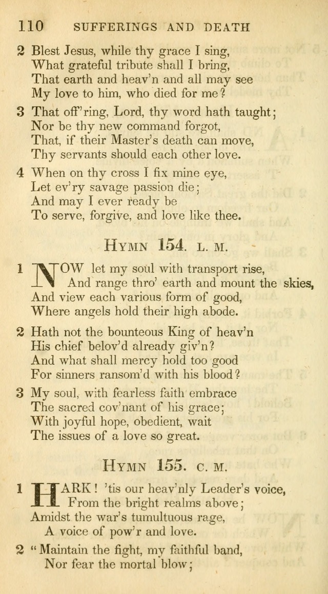 A Collection of Hymns and a Liturgy: for the use of Evangelical Lutheran Churches, to which are added prayers for families and individuals (New and Enl. Stereotype Ed.) page 110