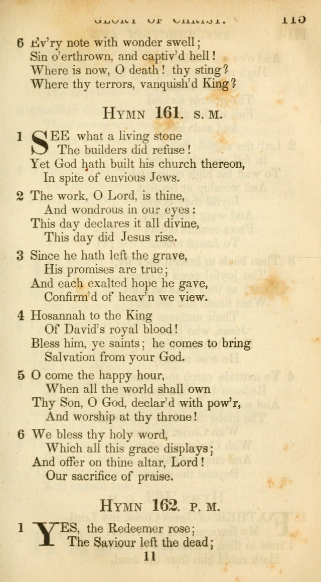 A Collection of Hymns and a Liturgy: for the use of Evangelical Lutheran Churches, to which are added prayers for families and individuals (New and Enl. Stereotype Ed.) page 115