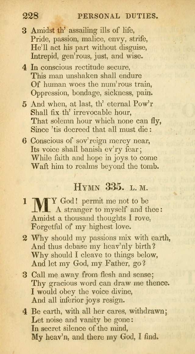A Collection of Hymns and a Liturgy: for the use of Evangelical Lutheran Churches, to which are added prayers for families and individuals (New and Enl. Stereotype Ed.) page 228