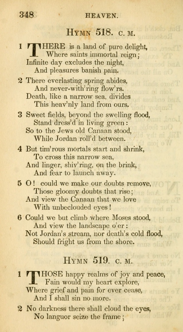 A Collection of Hymns and a Liturgy: for the use of Evangelical Lutheran Churches, to which are added prayers for families and individuals (New and Enl. Stereotype Ed.) page 348