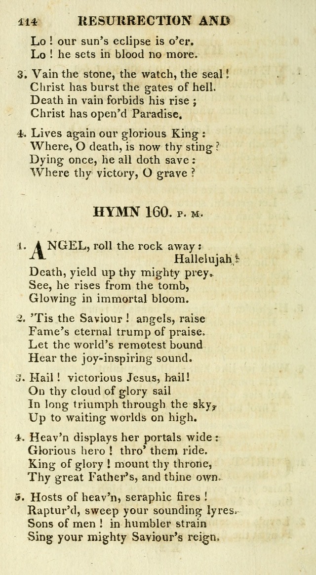 A Collection of Hymns and a Liturgy for the Use of Evangelical Lutheran Churches: to which are added prayers for families and individuals page 114