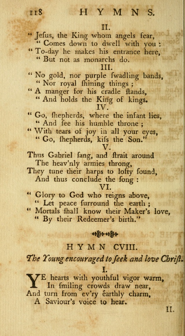 A Collection of Hymns, More Particularly Designed for the Use of the  West Society in Boston. (2nd ed. with Additions) page 120
