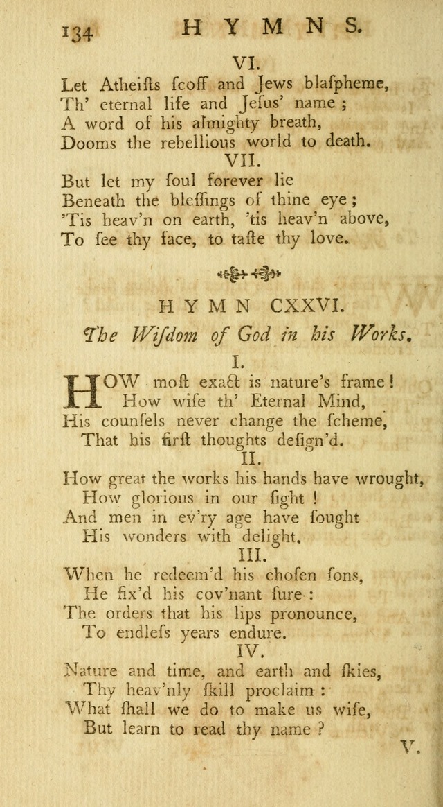 A Collection of Hymns, More Particularly Designed for the Use of the  West Society in Boston. (2nd ed. with Additions) page 136