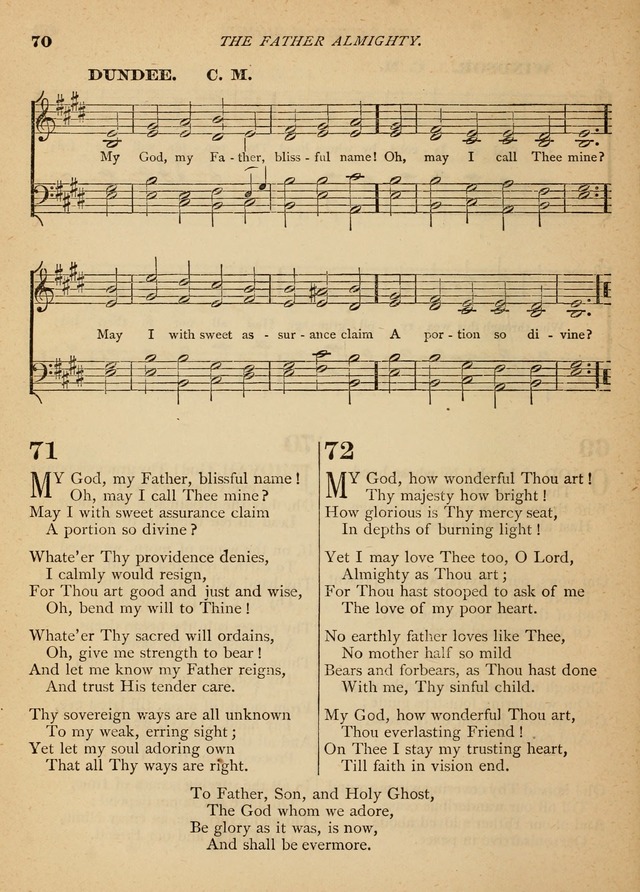 The Christian Hymnal: a selection of psalms and hymns with music, for use in public worship page 72