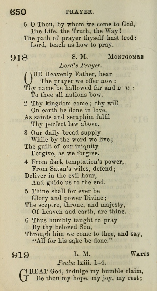 A Collection of Hymns for Public, Social, and Domestic Worship page 654