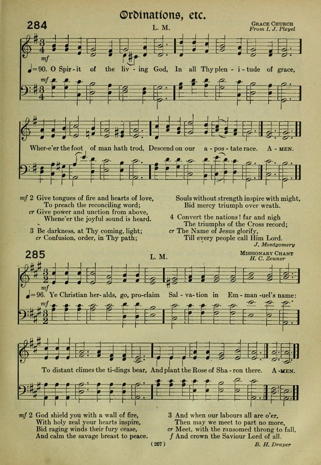 The Church Hymnal: containing hymns approved and set forth by the general conventions of 1892 and 1916; together with hymns for the use of guilds and brotherhoods, and for special occasions (Rev. ed) page 268