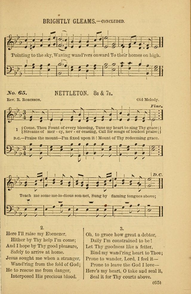 Coronation Hymns and Songs: for praise and prayer meetings, home and social singing page 65