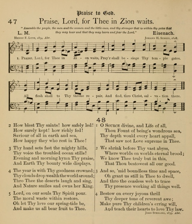 College Hymnal: a selection of Christian praise-songs for the uses of worship in universities, colleges and advanced schools. page 43