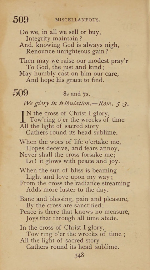 A Collection of Hymns and Sacred Songs: suited to both private and public devotions, and especially adapted to the wants and uses of the brethren of the Old German Baptist Church page 342