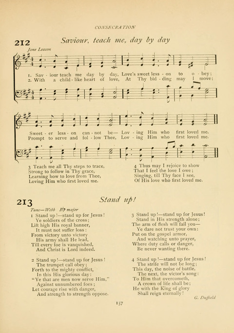 The Calvary Hymnal: for Sunday School, Prayer Meeting and Church Service page 157