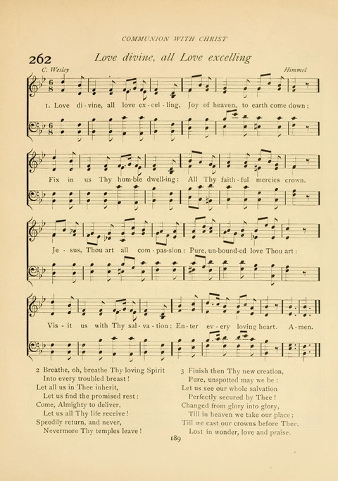 The Calvary Hymnal: for Sunday School, Prayer Meeting and Church Service page 189