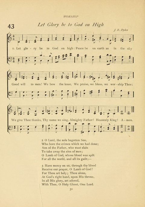 The Calvary Hymnal: for Sunday School, Prayer Meeting and Church Service page 30