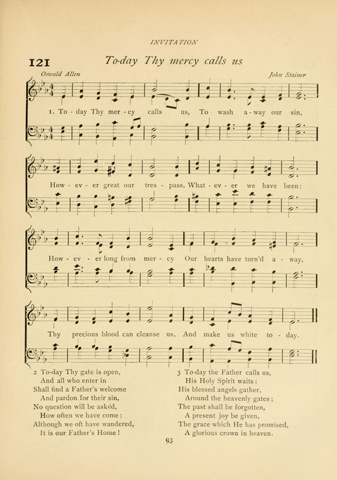 The Calvary Hymnal: for Sunday School, Prayer Meeting and Church Service page 93