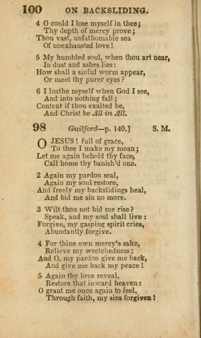 A Collection of Hymns: for the use of the Methodist Episcopal Church, principally from the collection of the Rev. John Wesley, A. M., late fellow of Lincoln College..(Rev. and corr. with a supplement) page 102